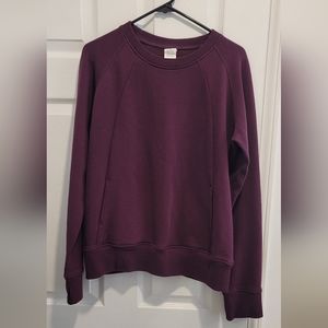 Zyia Purple Crew Neck Sweatshirt - XL